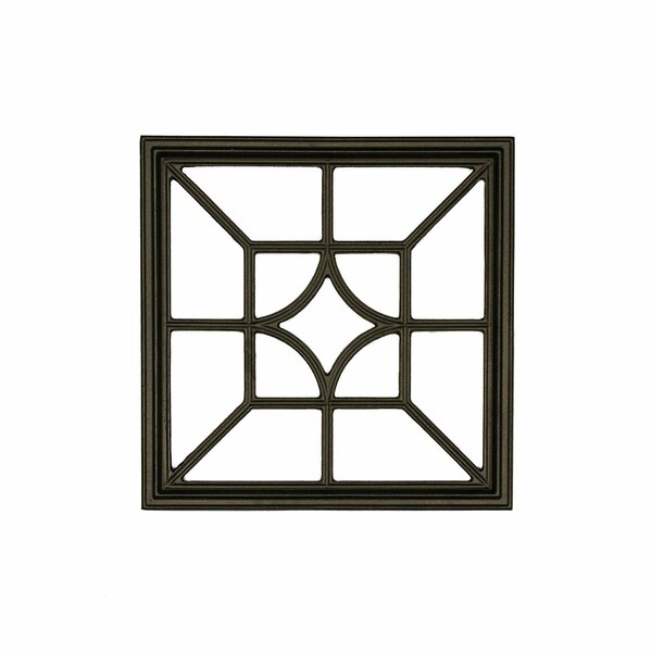 Nuvo Iron SQUARE/DIAMOND BLACK CAST ALUMINUM FENCE & GATE INSERT ACW54-EC